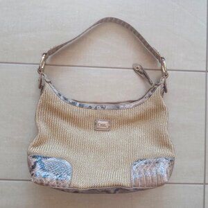 THE SAK ANIMAL PRINT WITH GOLD THREAD HOBO BAG